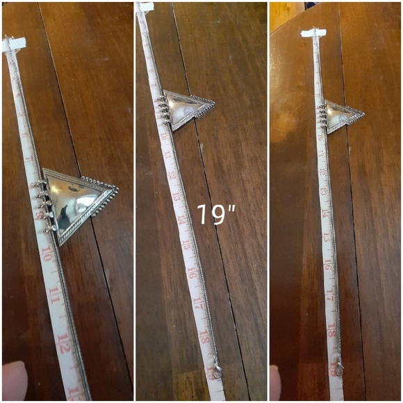 Fantastic 80's V Pendant Choker Set - Picture 12 of 12